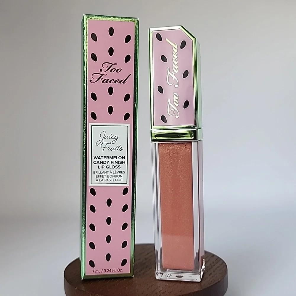 Too Faced Watermelon Candy Finish Lip Gloss - A Melon Reasons